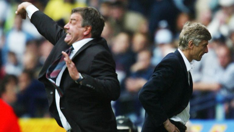 Sam Allardyce saw his Bolton team enjoy a fine comeback against Arsene Wenger's Arsenal in April 2003