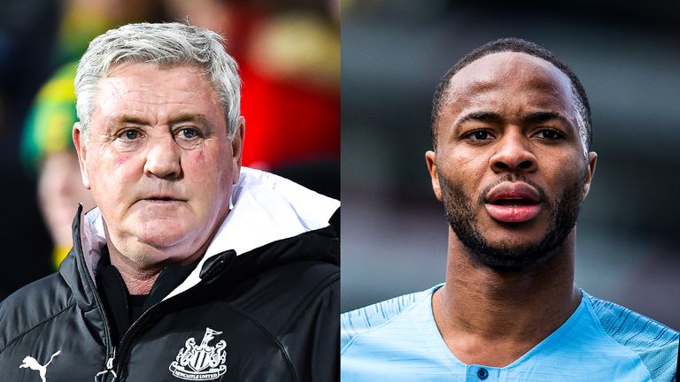 Steve Bruce and Raheem Sterling believe a mid-June return to Premier League action will be too soon for players