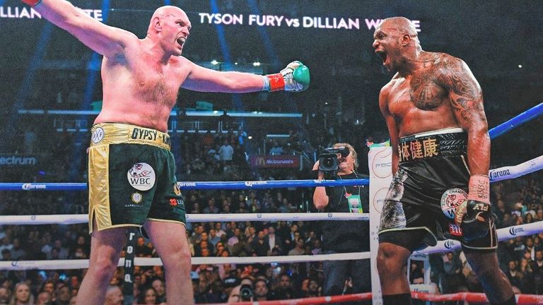 Tyson Fury y Dillian White 