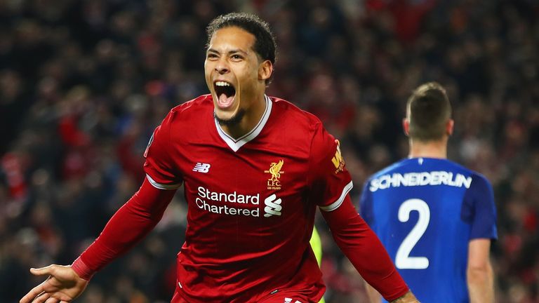 Van Dijk scored the winner on his Liverpool debut against Everton in the FA Cup third-round in 2018