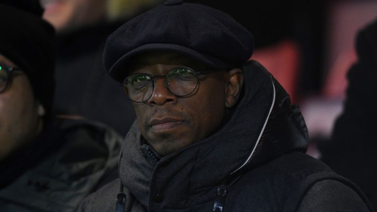 Ian Wright revealed he had been subjected to abuse on Twitter