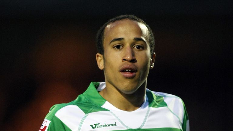 Andros Townsend made his professional debut in League 1 with Yeovil in 2009