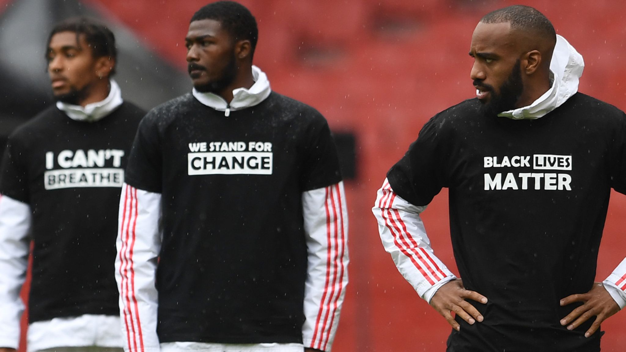 Black Lives Matter Premier League Players To Have Black Lives Matter Replacing Names On Shirts Football News Sky Sports