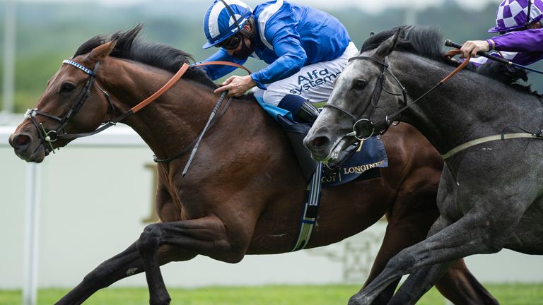Hukum and Jim Crowley battle to victory at Royal Ascot