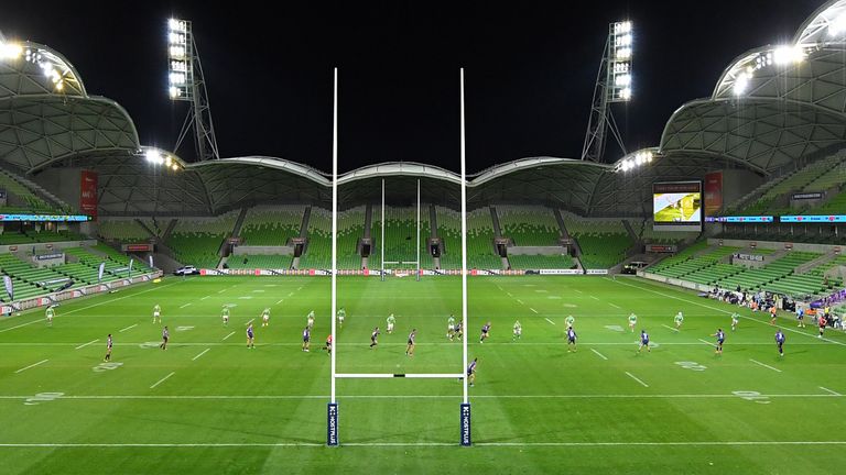 AAMI Park will not now host Melbourne’s round two Super Rugby AU match against the Reds after the Queensland government’s crackdown on Victorian sports teams.