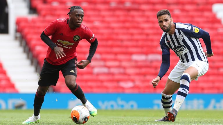 Aaron Wan-Bissaka played during the friendly games