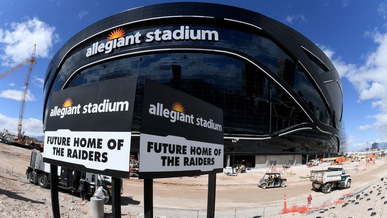 Will fans be present for the first ever game in Allegiant Stadium?