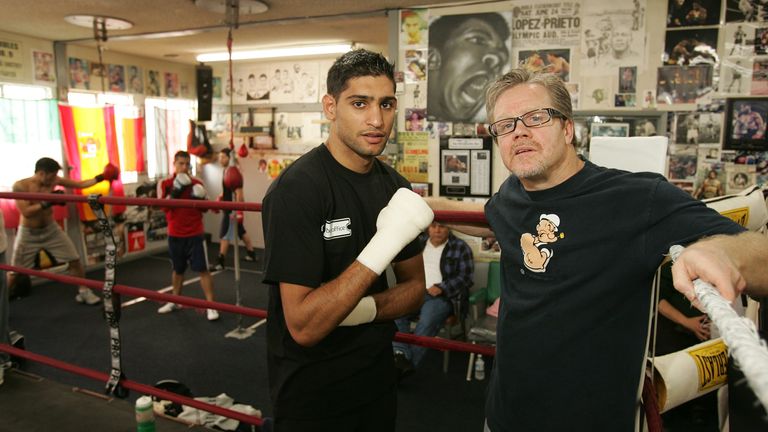 Khan and ex-trainer Roach