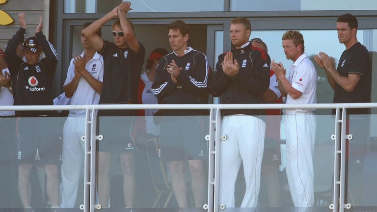 during day five of the npower 1st Ashes Test Match between England and Australia at the SWALEC Stadium on July 12, 2009 in Cardiff, Wales.