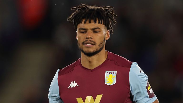 Aston Villa's Tyrone Mings was in Birmingham to protest over the the death of George Floyd in America