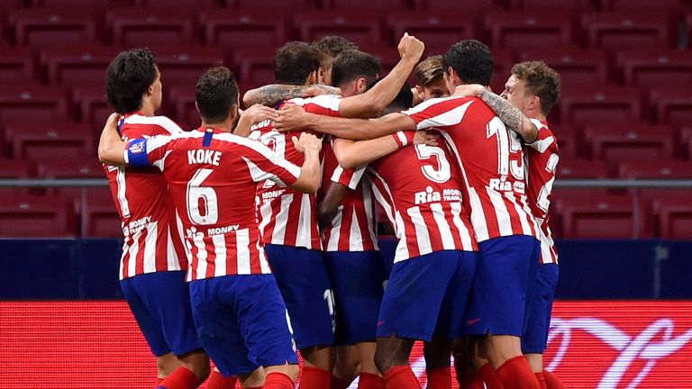 Atletico Madrid edged out Alaves to consolidate third in La Liga