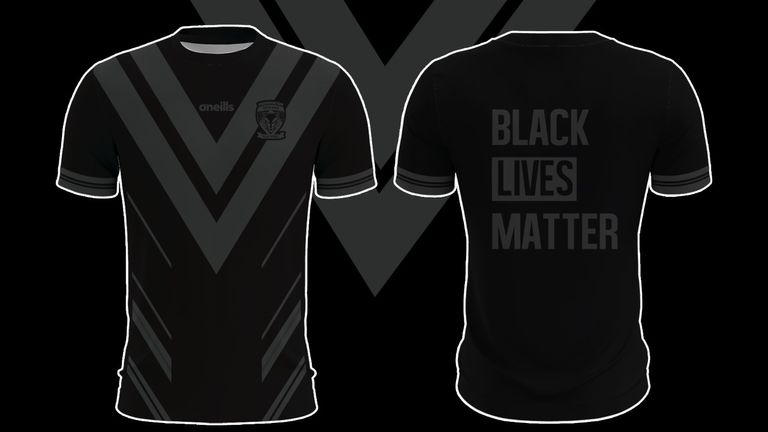 Warrington Wolves have released a special edition shirt to show solidarity and support towards the Black Lives Matter movement.