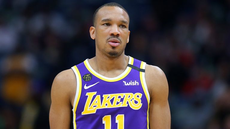 Avery Bradley of the LA Lakers