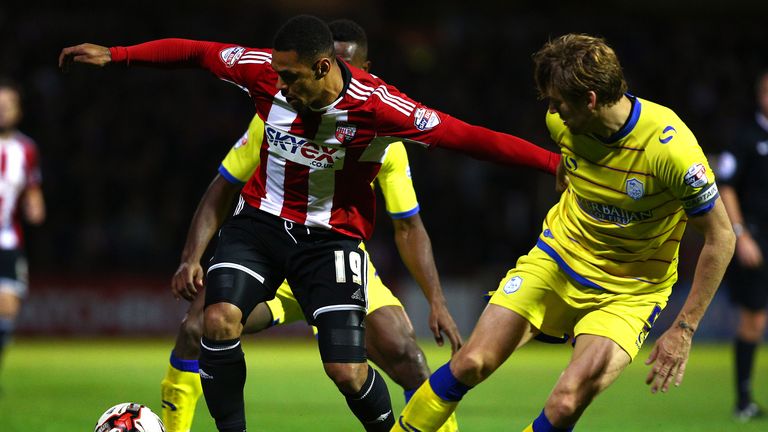Brentford were comfortable 5-0 winners over Sheffield Wednesday in their last match before the Championship was suspended