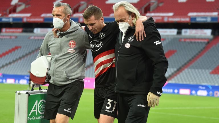 There were 14 muscle injuries in the first round of Bundesliga matches in May