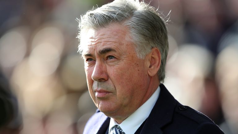 Carlo Ancelotti was appointed Everton manager in December