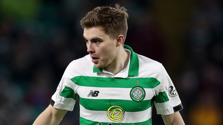 James Forrest has been involved in all nine of Celtic's title successes