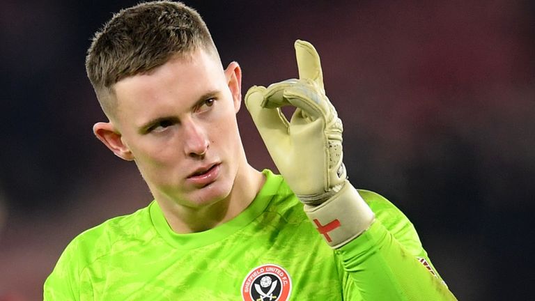 Dean Henderson was called up to the senior England squad for the first time last October