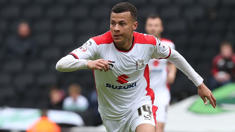 Dele Alli was being tracked by Arsenal in 2015 during his time at MK Dons