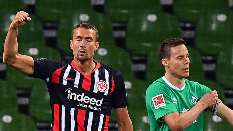 Eintracht Frankfurt's win all-but saved them from any worries about getting sucked into the relegation battle