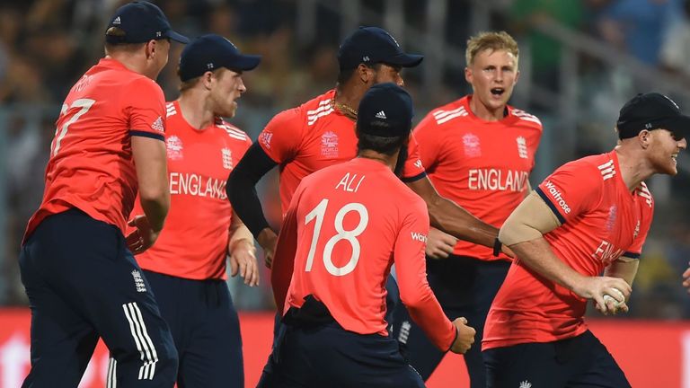England in 2016 World T20 Final versus West Indies at Eden Gardens in Kolkata