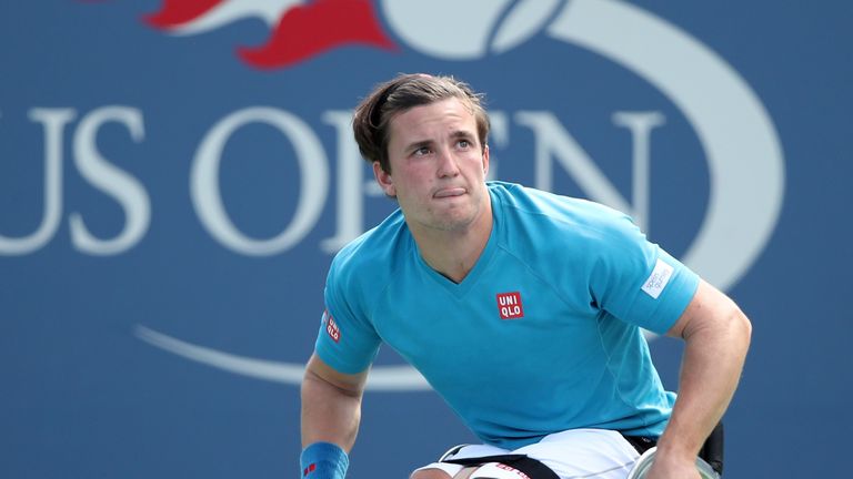 Gordon Reid in US Open action