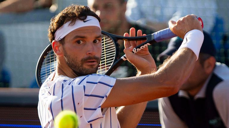 Grigor Dimitrov tested positive for coronavirus a day after playing in the Adria Tour