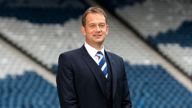 SFA chief executive Ian Maxwell at Hampden Park