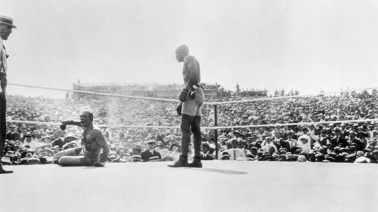 Jack Johnson was the first African-American world heavyweight champion