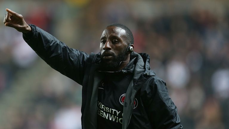 Jason Euell during the Sky Bet Championship match between Milton Keynes Dons and Charlton Athletic at Stadium MK on November 3, 2015 in Milton Keynes, United Kingdom.