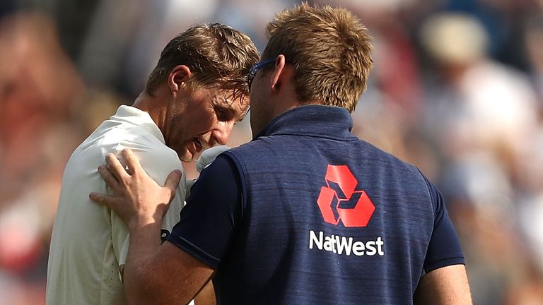 during day two of the Fourth Test Match in the 2017/18 Ashes series between Australia and England at Melbourne Cricket Ground on December 27, 2017 in Melbourne, Australia.