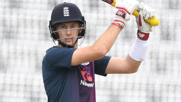 Joe Root in England training