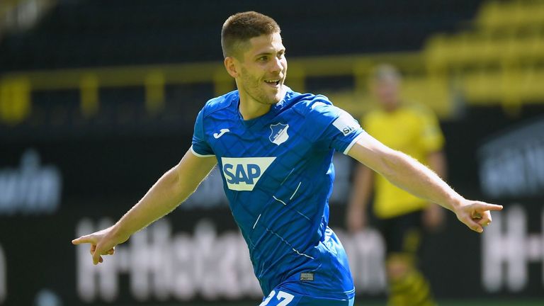 Andrej Kramaric, formerly of Leicester, netted four as Hoffenheim crushed Borussia Dortmund