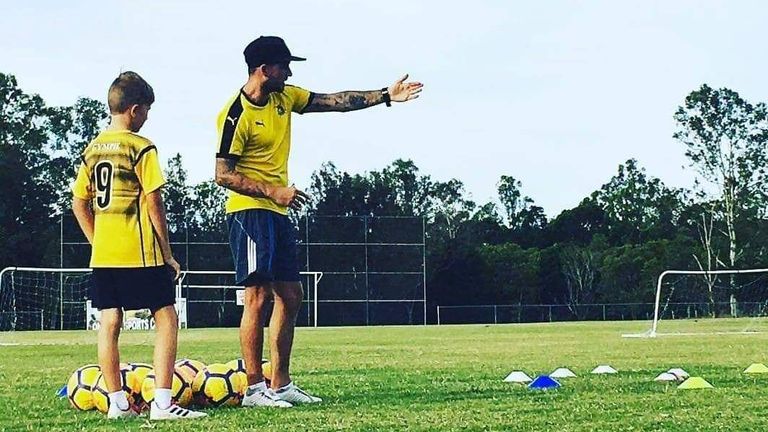 Former Manchester United and Aston Villa youngster Kyle Nix is now coaching in Australia