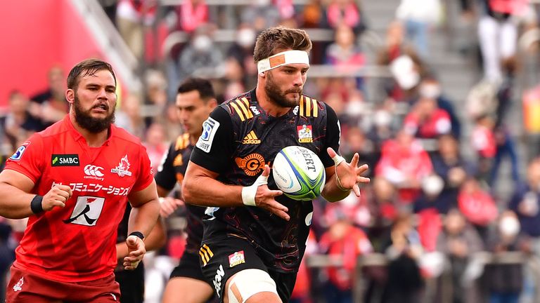 Lachlan Boshier in action for the Chiefs
