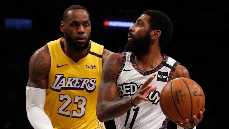 LeBron James closes down former team-mate Kyrie Irving