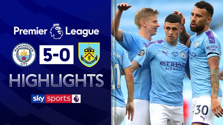 MANCHESTER CITY 5-0 BURNLEY 