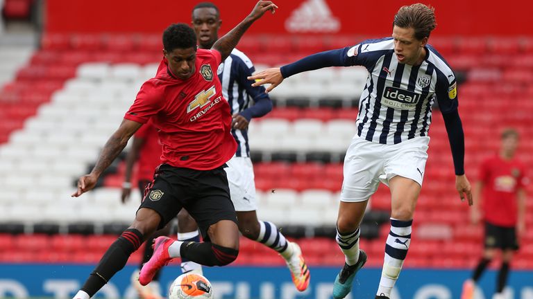 Rashford made his return from a back injury on Friday