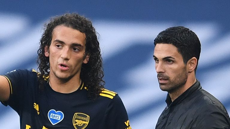 Matteo Guendouzi was dropped by Mikel Arteta for Thursday&#39;s trip to Southampton