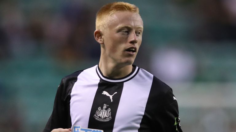 Newcastle midfielder Matty Longstaff