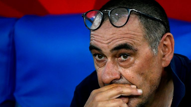 Maurizio Sarri has won eight promotions as a manager but no domestic titles