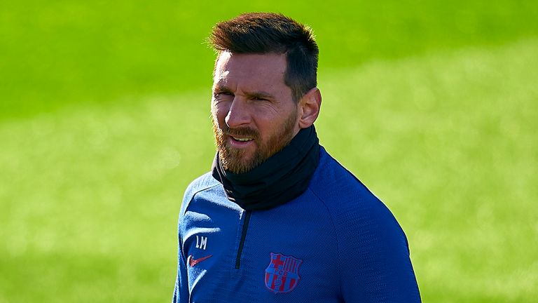 Barcelona are confident captain Lionel Messi will be back in first-team training before their match against Mallorca on June 13