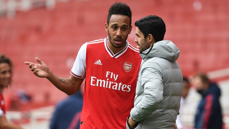 Aubameyang and Arteta