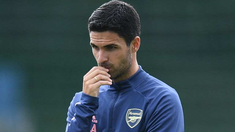 Arsenal head coach Mikel Arteta