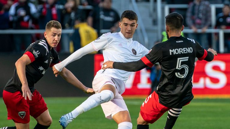 General view of MLS match between Inter Miami and DC United