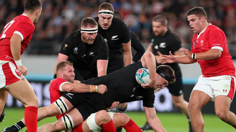 The All Blacks beat Wales 40-17 in the 2019 Rugby World Cup bronze match 