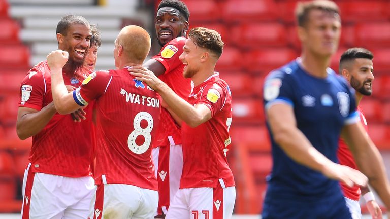 Nottingham Forest celebrate