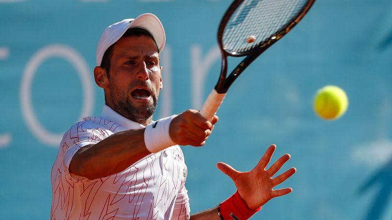 Novak Djokovic tested positive after competing in the Adria Tour