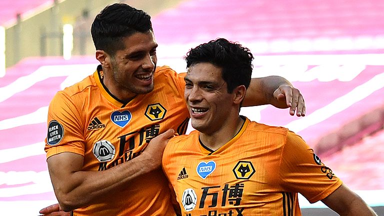 Pedro Neto and Raul Jimenez were both on target for Wolves at West Ham