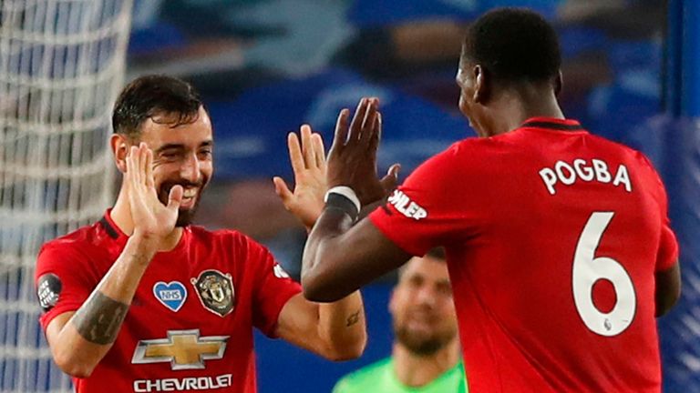 Paul Pogba has thrived alongside Bruno Fernandes in Man Utd's midfield